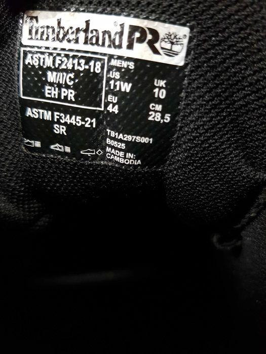 Buty robocze TIMBERLAND rozm 44 wkł 29,5 cm