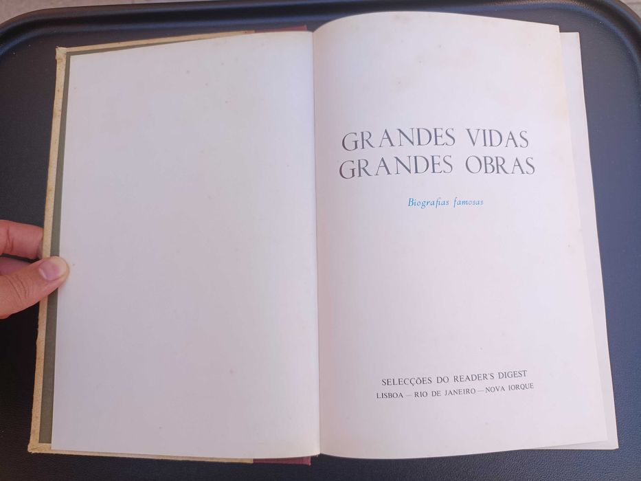 Livro "Grandes Vidas Grandes Obras", por Selecções do Reader's Digest