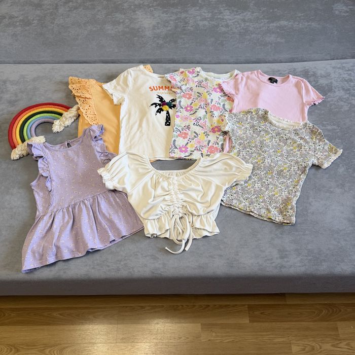 Футболка топ zara next на дівчинку 5 6 років 110 116