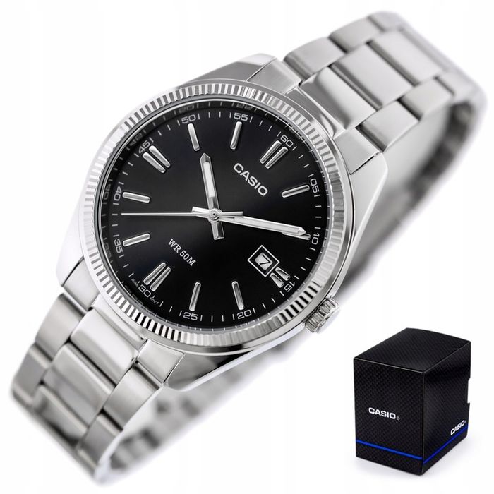 Klasyczny Zegarek Męski Z Datownikiem Casio Mtp-1302pd-1a1vdf + Box
