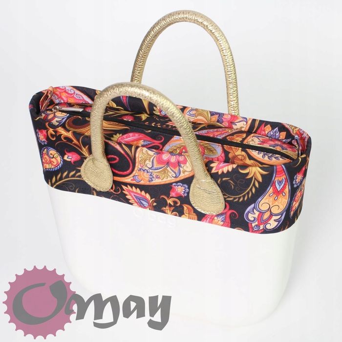 organizer OBAG MINI +OPASKA piękny orient 2 kieszenie wkład OMAY