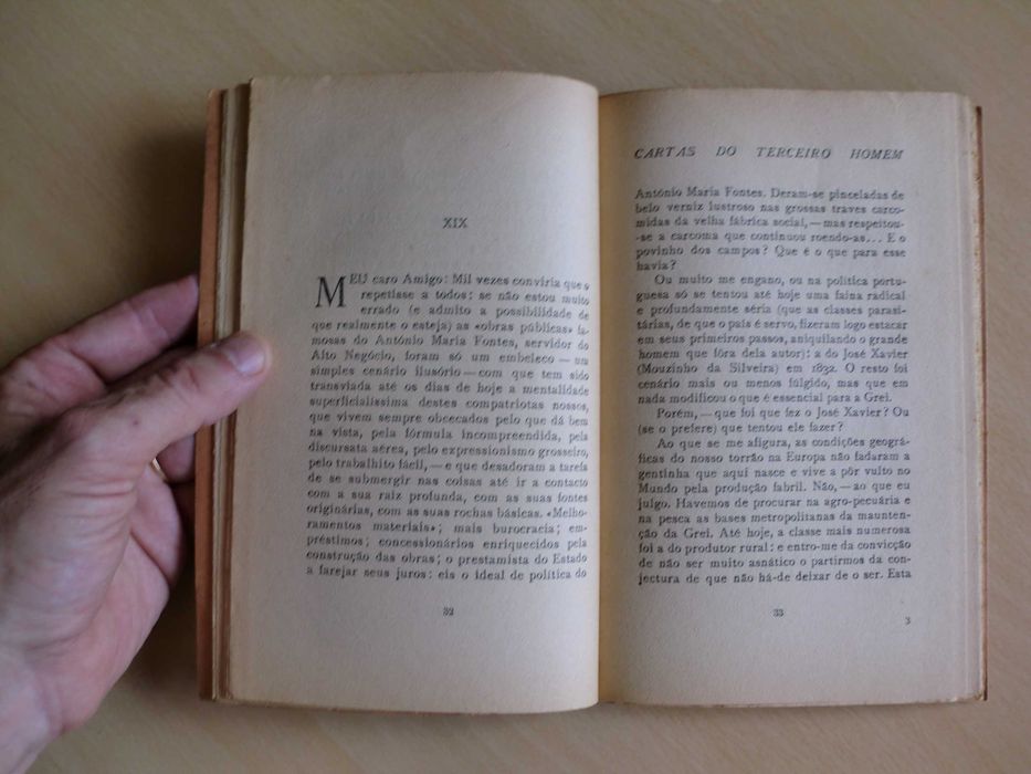 Cartas do Terceiro Homem
de António Sérgio