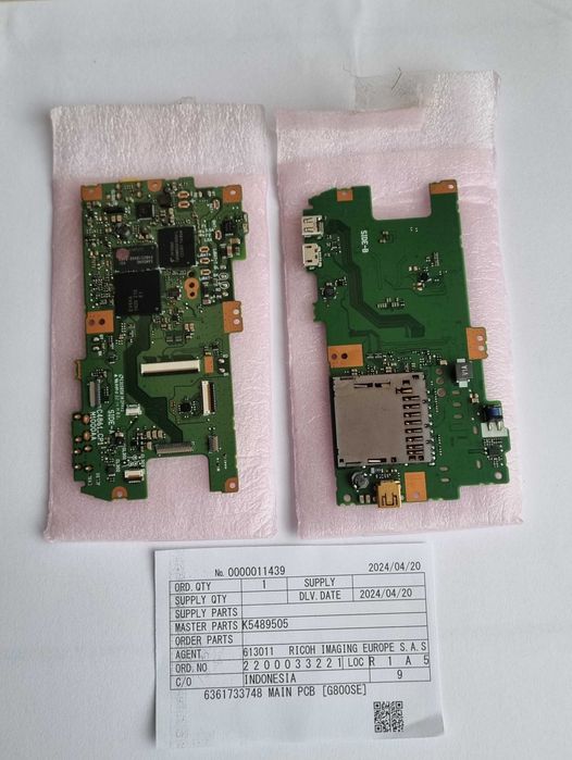 Материнська плата для цифрового фотоапарата RICOH G800SE