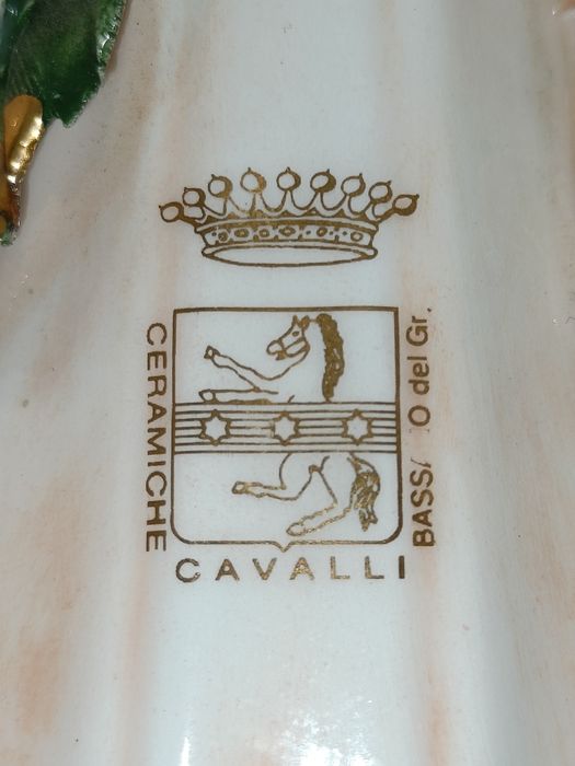 UNIKAT! Żyrandol Capodimonte Ceramiche Cavalli 18-ramienny Bassano