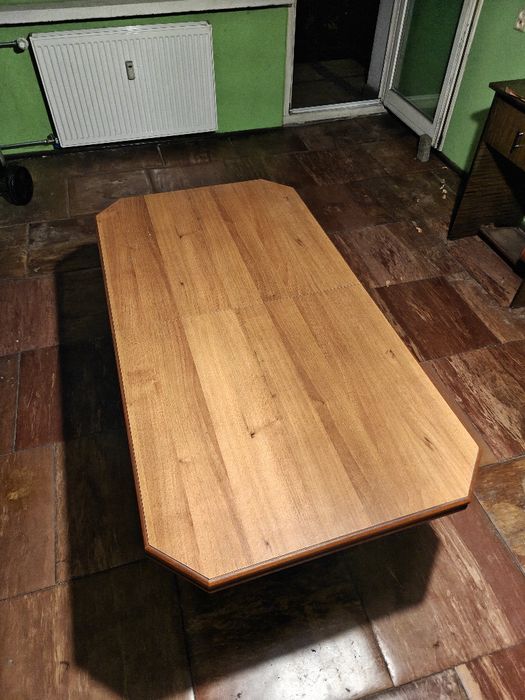 drewniany stół rozkładany, regulowany