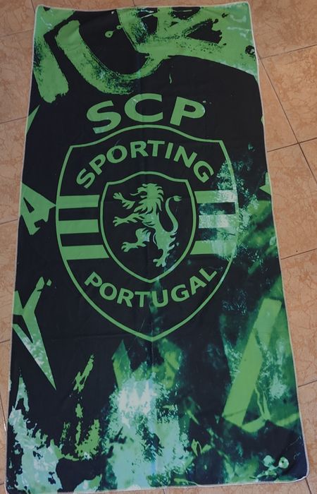 Toalha alusiva ao Sporting