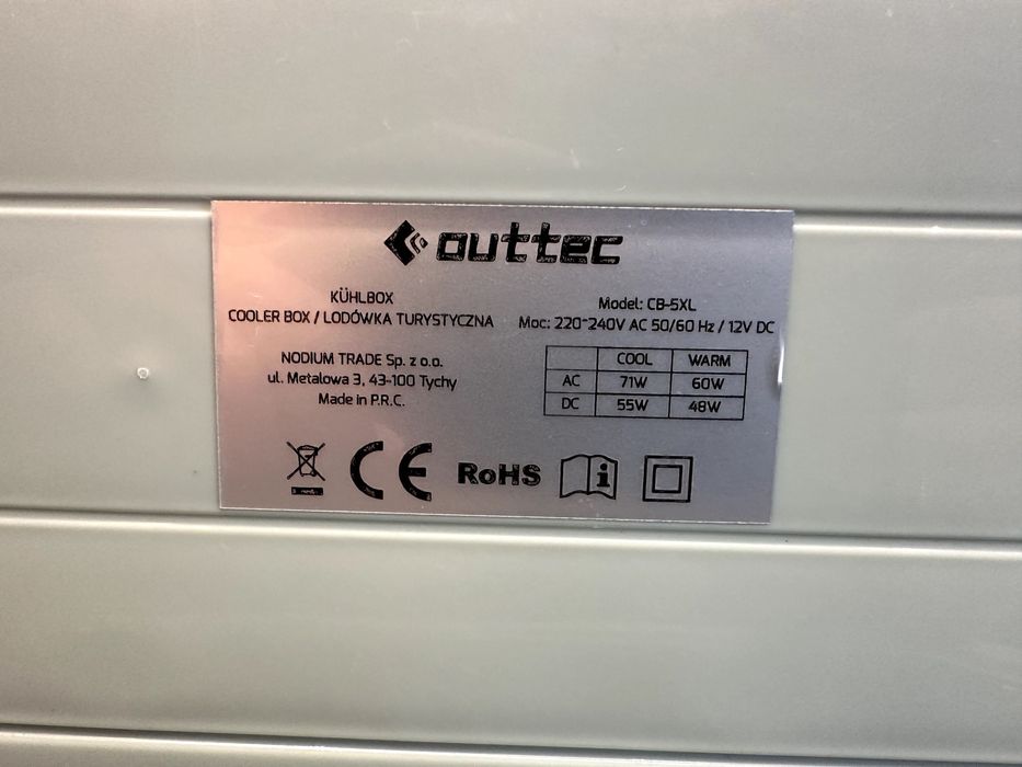 Автохолодильник Outtec CB-5XL