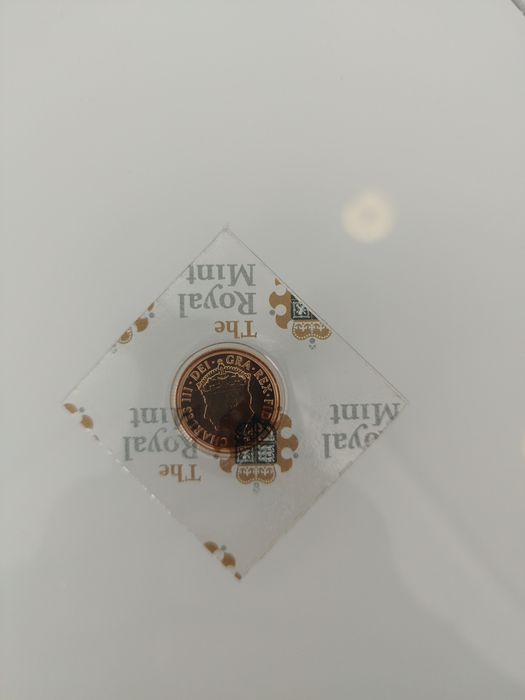 Moeda 1/2 libra em ouro de 22kt