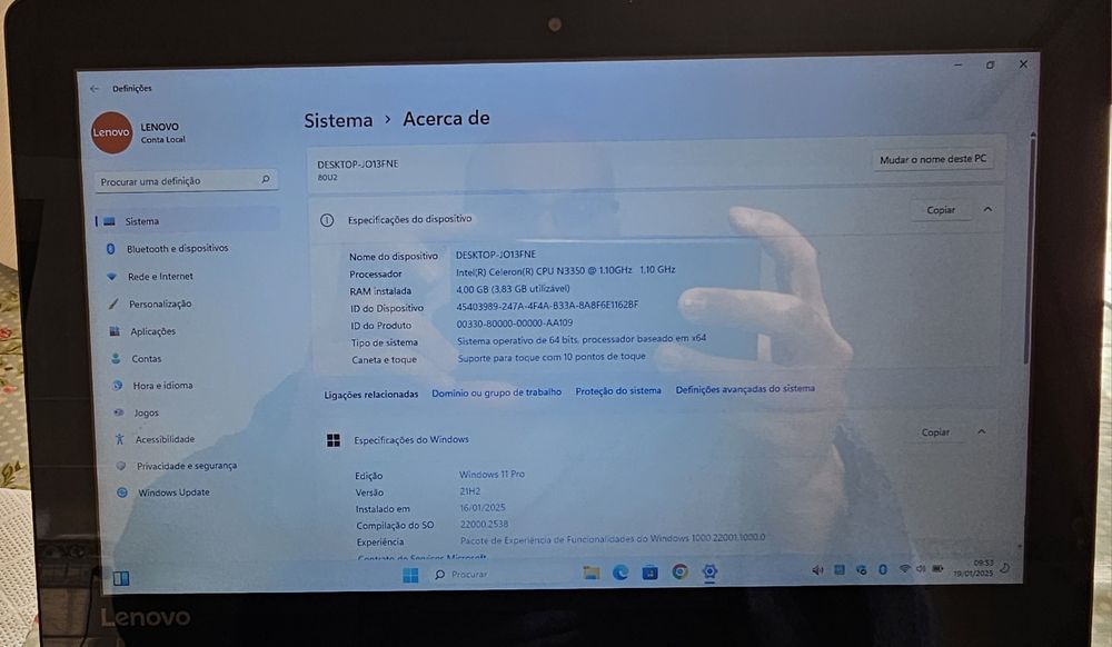 Portátil Lenovo Yoga