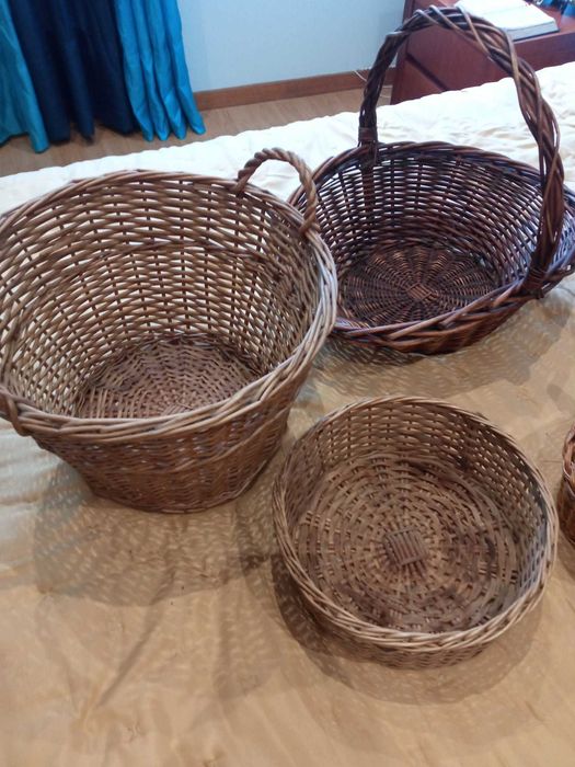 cestos em vime para decoração