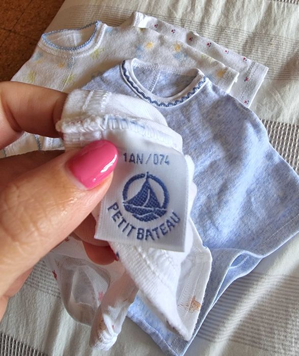 Conjunto de 4 tapa fraldas 100% algodão, tamanho 12 meses