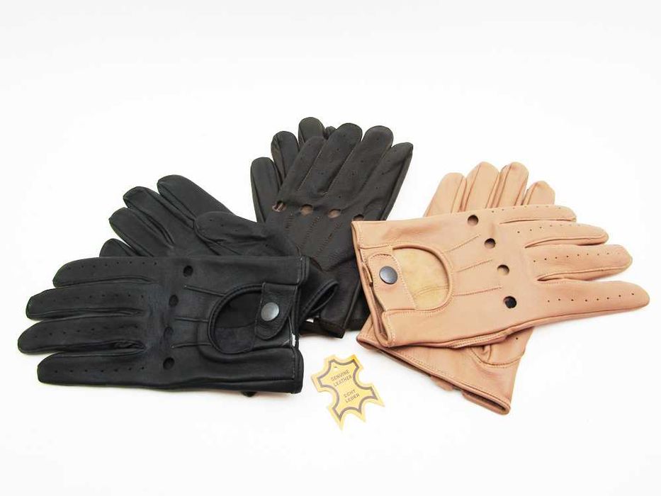 Luvas de condução em pele - NOVAS - Carros Clássicos - Modelo Le Mans