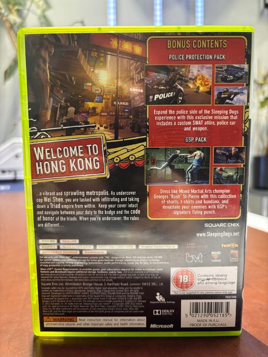 Xbox 360 Sleeping Dogs Limited Edition