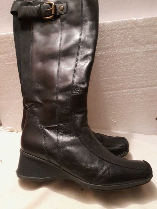 buty kozaki Clarks roz.5/ 38- SKóRA naturalna!