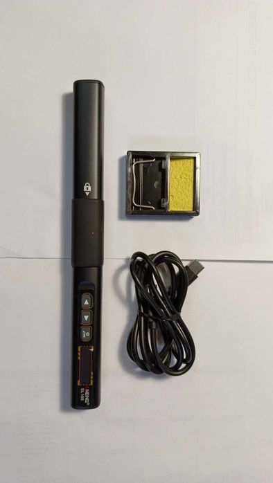 портативний паяльник ANENG SL108 PD 96W QC, OLED-дисплей, 100–450°C
