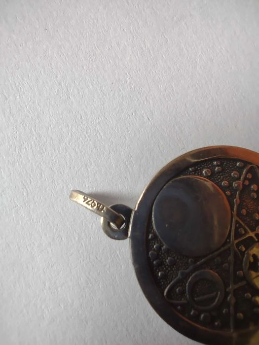 Srebro 925 piękny znak zodiaku Bliźnięta
