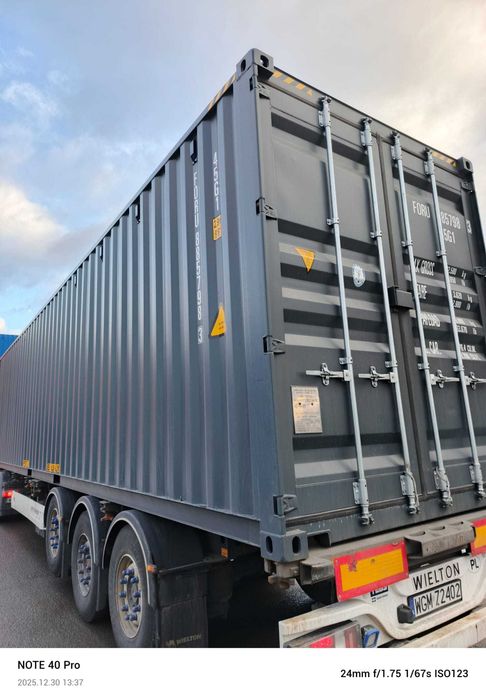 Nowy Kontener Morski 40HC 12m ONE-WAY