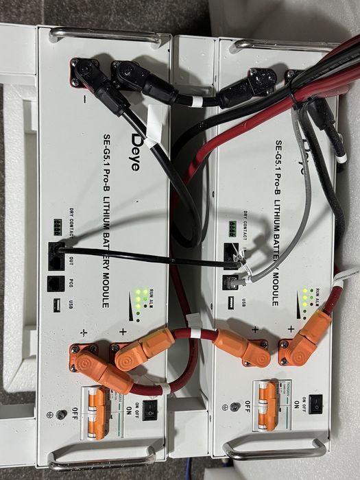 Продам аккумуляторные батареи Deye Pro-B  SE-G5.1 Pro-B - 2 шт ,новые