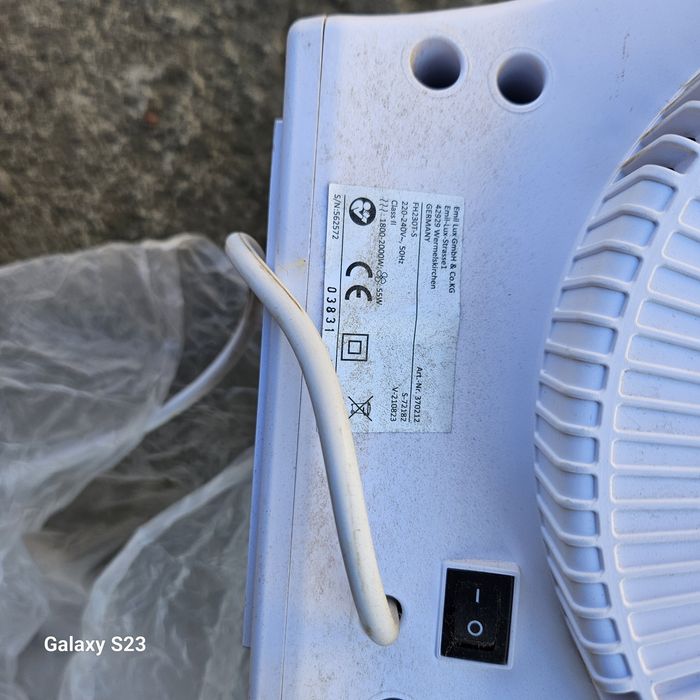 Grzejnik elektryczny,wentylator