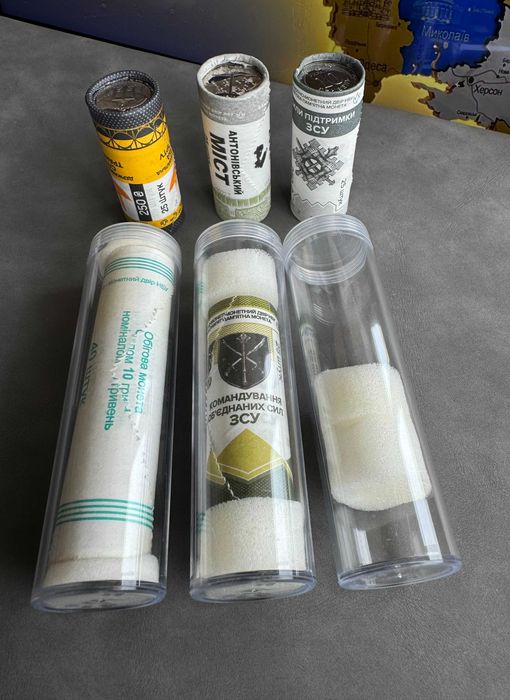 ТУБИ для МОНЕТ / для ролів / для зберігання