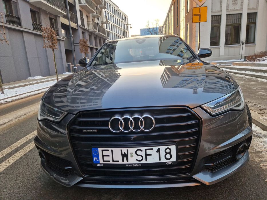 Audi A6 Limousine S-line HeadUp Bose NightVision Radary FullLed BiTurbo SportoweFotele