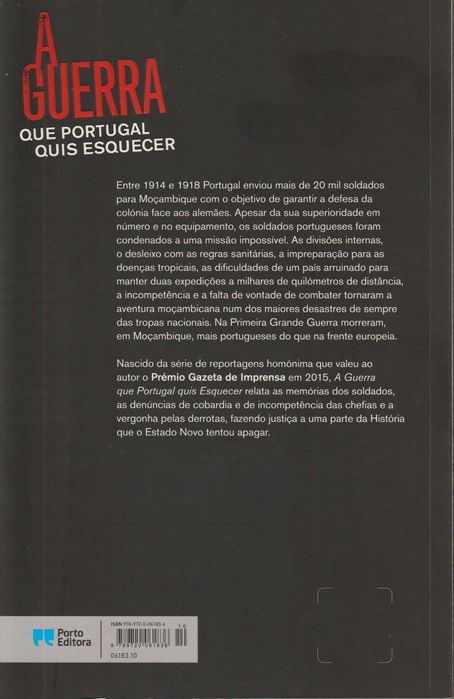 A Guerra que Portugal quis Esquecer