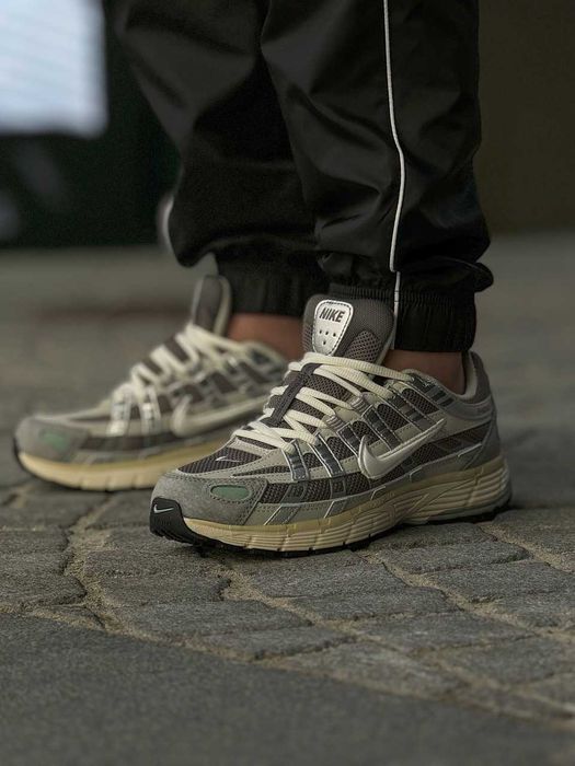 Кроссовки Мужские Nike P6000 Grey Beige Green/Кросівки Чоловічі Найк