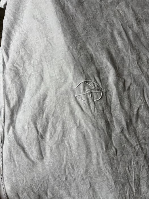 Toalha de mesa em linho com bordado 146 × 146