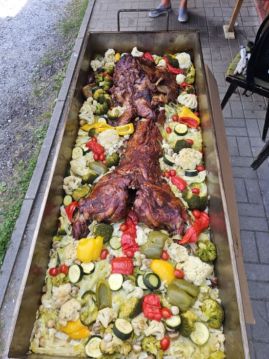 Pieczony prosiak wesele komunia Kiełbasa Boczek Smalec Pasztet Żeberka