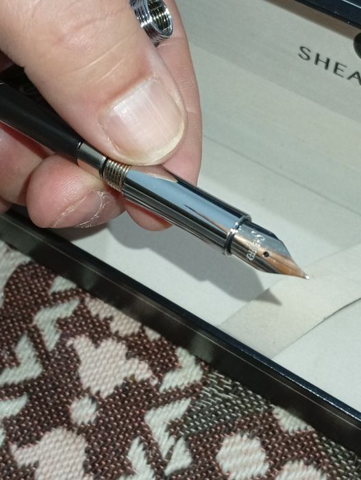 Esferográfica Sheaffer de tinteiro toda nova em caixa