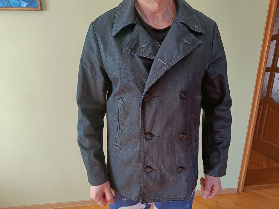 Джинсова чоловіча куртка Caterpillar 50 розмір