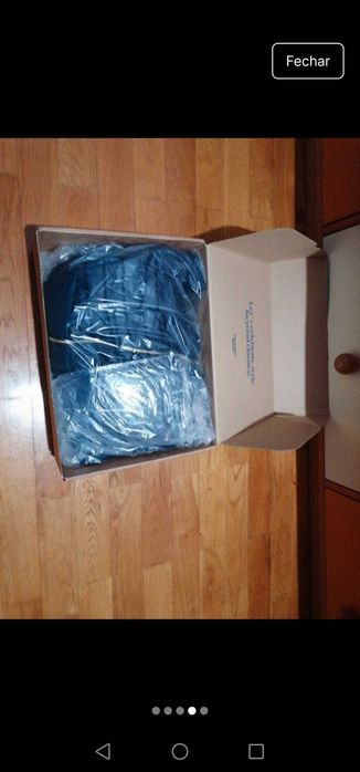 Casaco azul para todas as estações