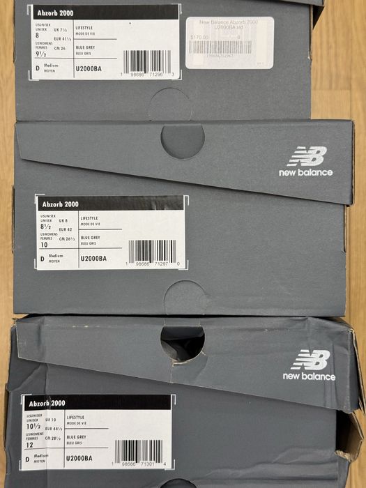 New balance Abzorb 2000 26 26.5 28.5 см