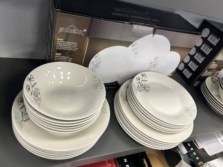 Zestaw Obiadowy Porcelany 24 el