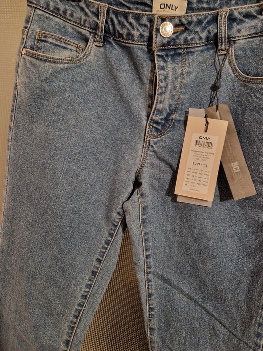 Only długie wąskie spodnie jeansowe 27/32, nowe z metkami