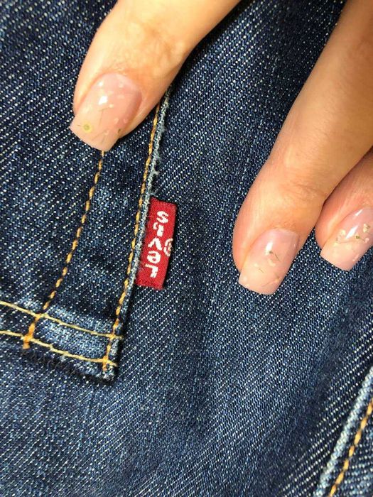 Джинсы Levi's 501 Original Fit W34 L32 темно-синие
