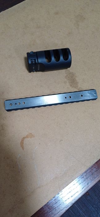 Планка Пикатини Вивера для tikka t3x , 20МОА ДТК резьба 18х1