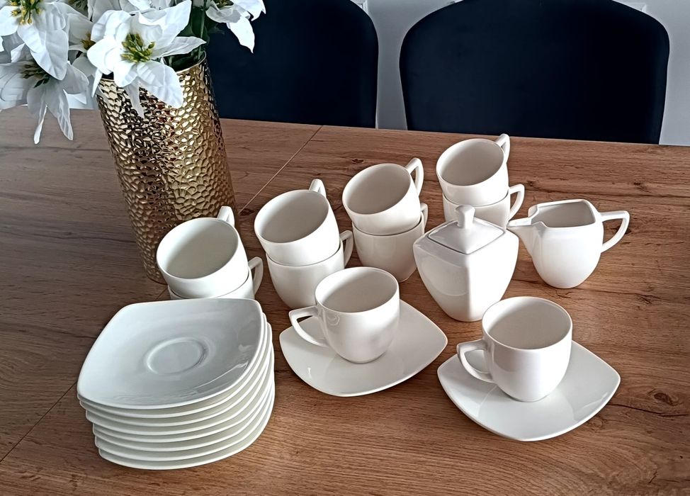 Serwis do kawy porcelana Karolina Hiruni