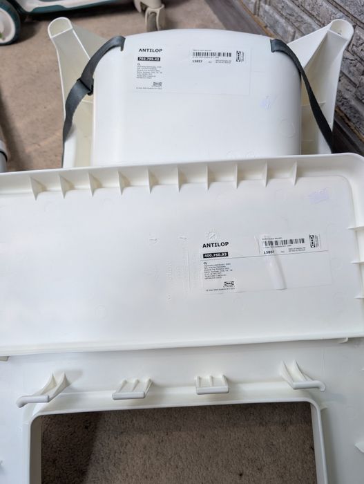 Стільчик ikea для годування + підніжка+м'яка підкладка