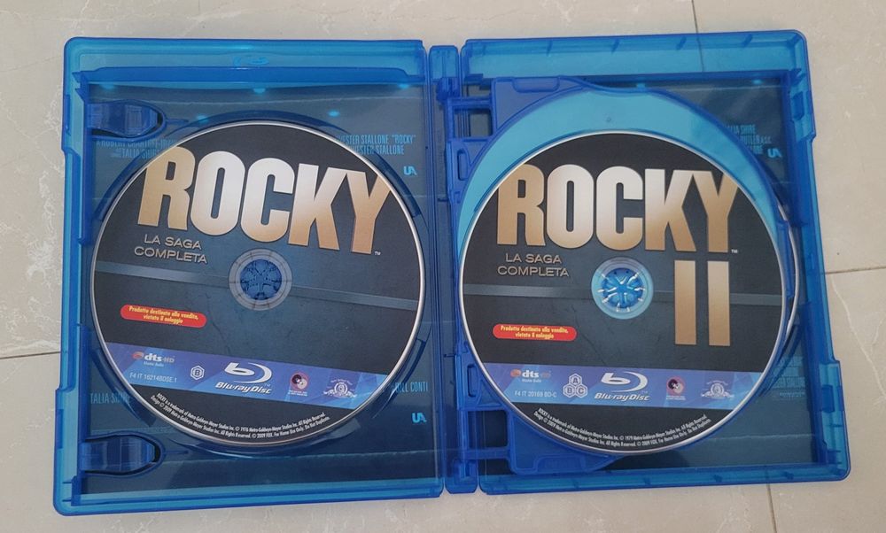 Coletânea Rocky Bluray.