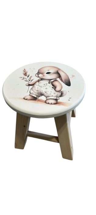 Стілець табурет дитячий дерев'яний ручної роботи розмир 25*25*24.