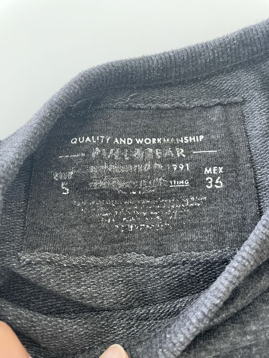 Sweatshirt Homem S cinzento escuro Pull&Bear