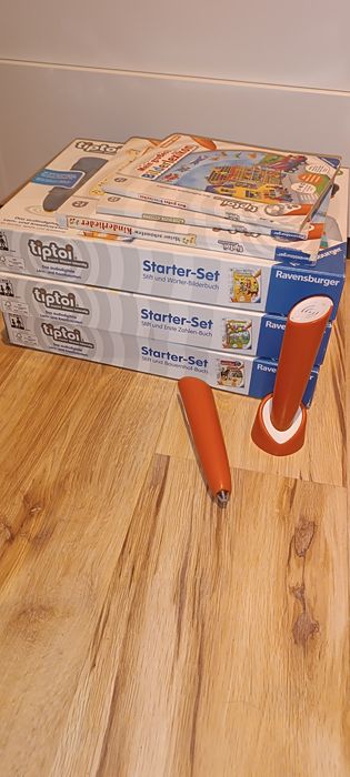 Tiptoi ravensburger 3 pisaki i książki niemiecki