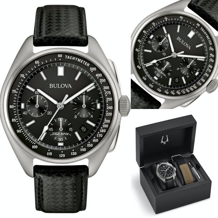 *NOVO* Bulova 96B251 Special Edition Moon Apollo Lunar Pilot (45 mm)