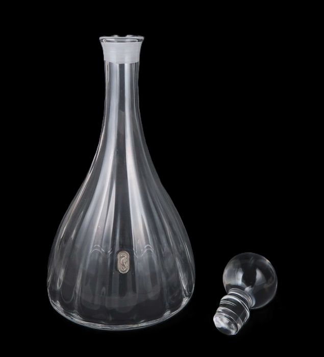 Garrafa decanter antiga em vidro