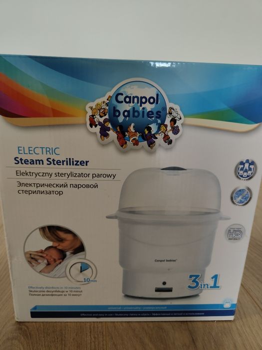 Elektryczny sterylizator parowy Canpol 3in 1