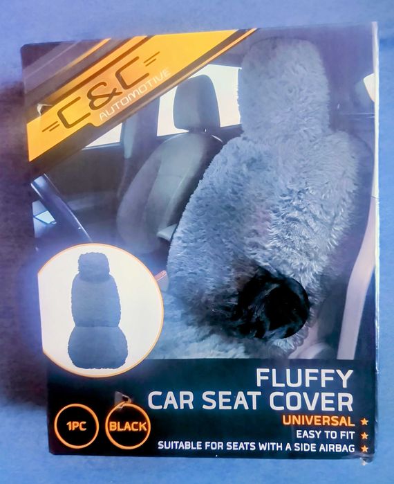 Pokrowiec na fotel samochodowy BUBBLE BLACK C&C