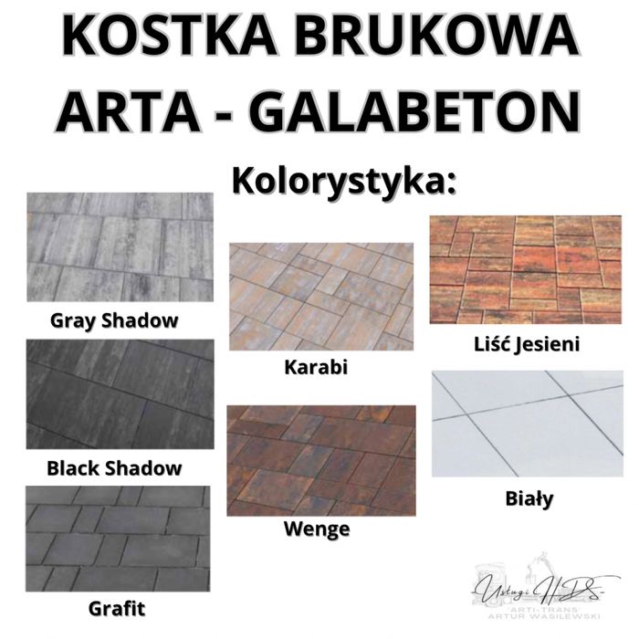 Kostka brukowa ARTA/ Płyta Tarasowa NAVA