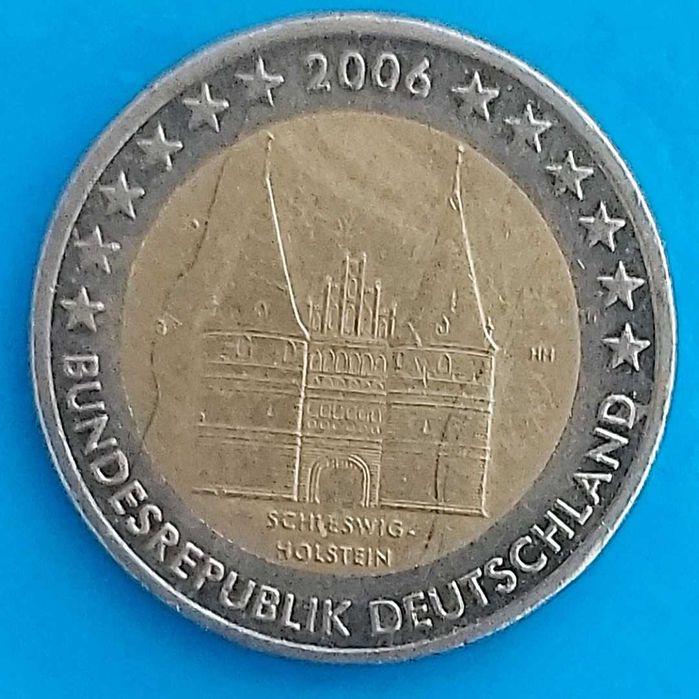 2 Euros de 2006 Letra G da Alemanha, Holstein