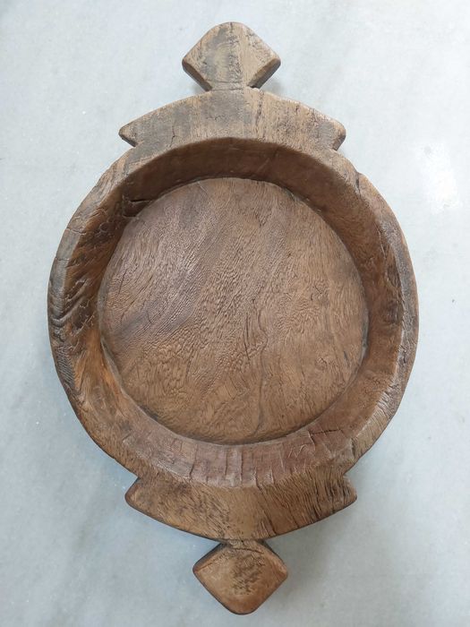 Taças de madeira artesanais em Teca